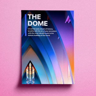 Poster ‘The Dome’ created in Amadine