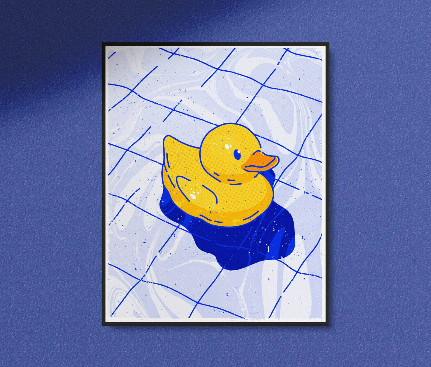 A contemporary poster created in the Amadine app by Max Lazor.
