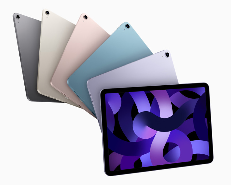 The new iPad Air 2022 for graphic design.