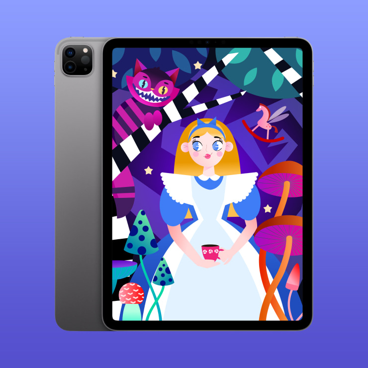 The new 12.9-inch iPad Pro for graphic design October 2022.