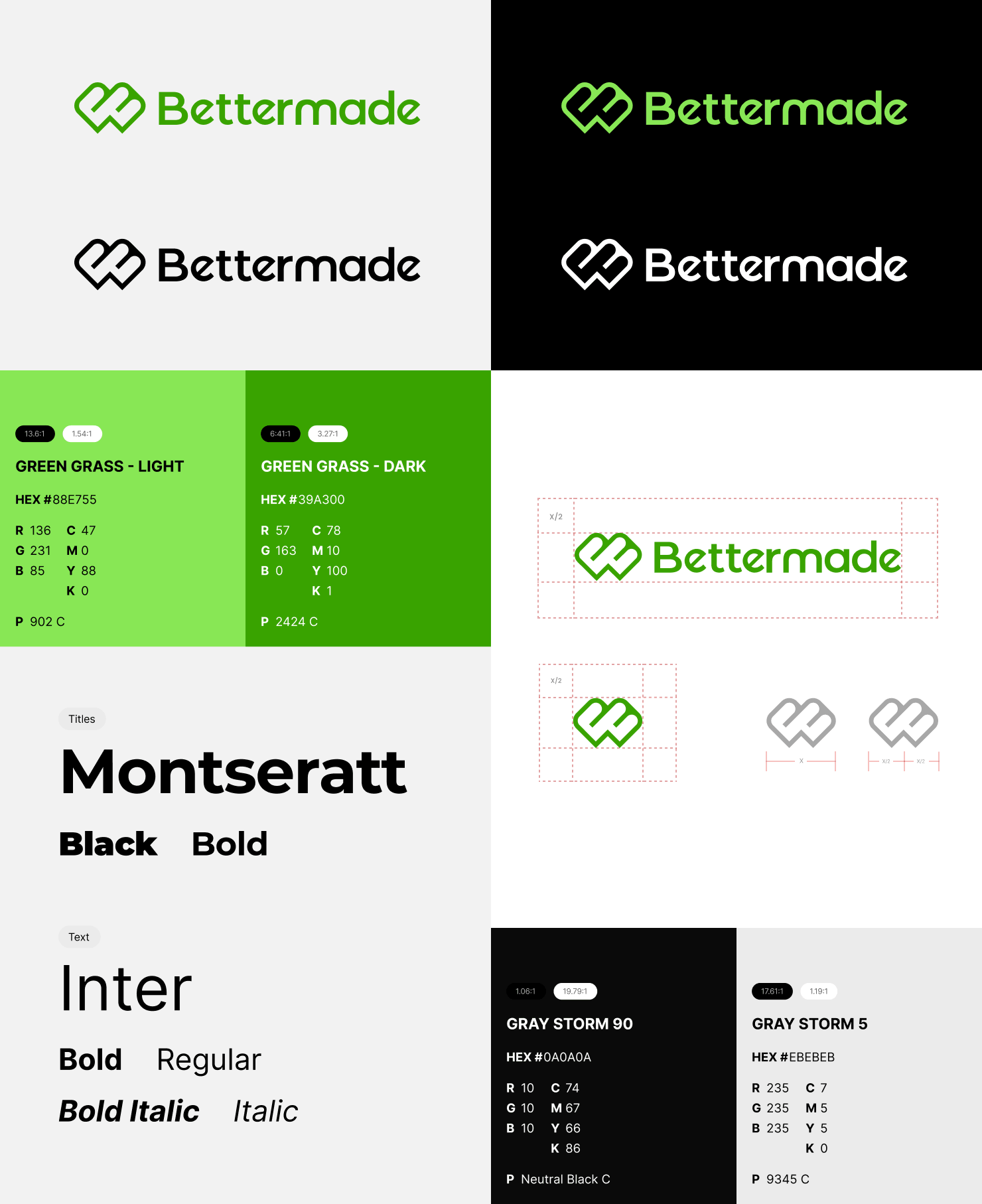 An example of the brand guidelines.
