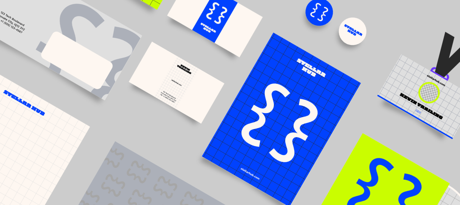 Brand identity assets—the outcome of the branding design.