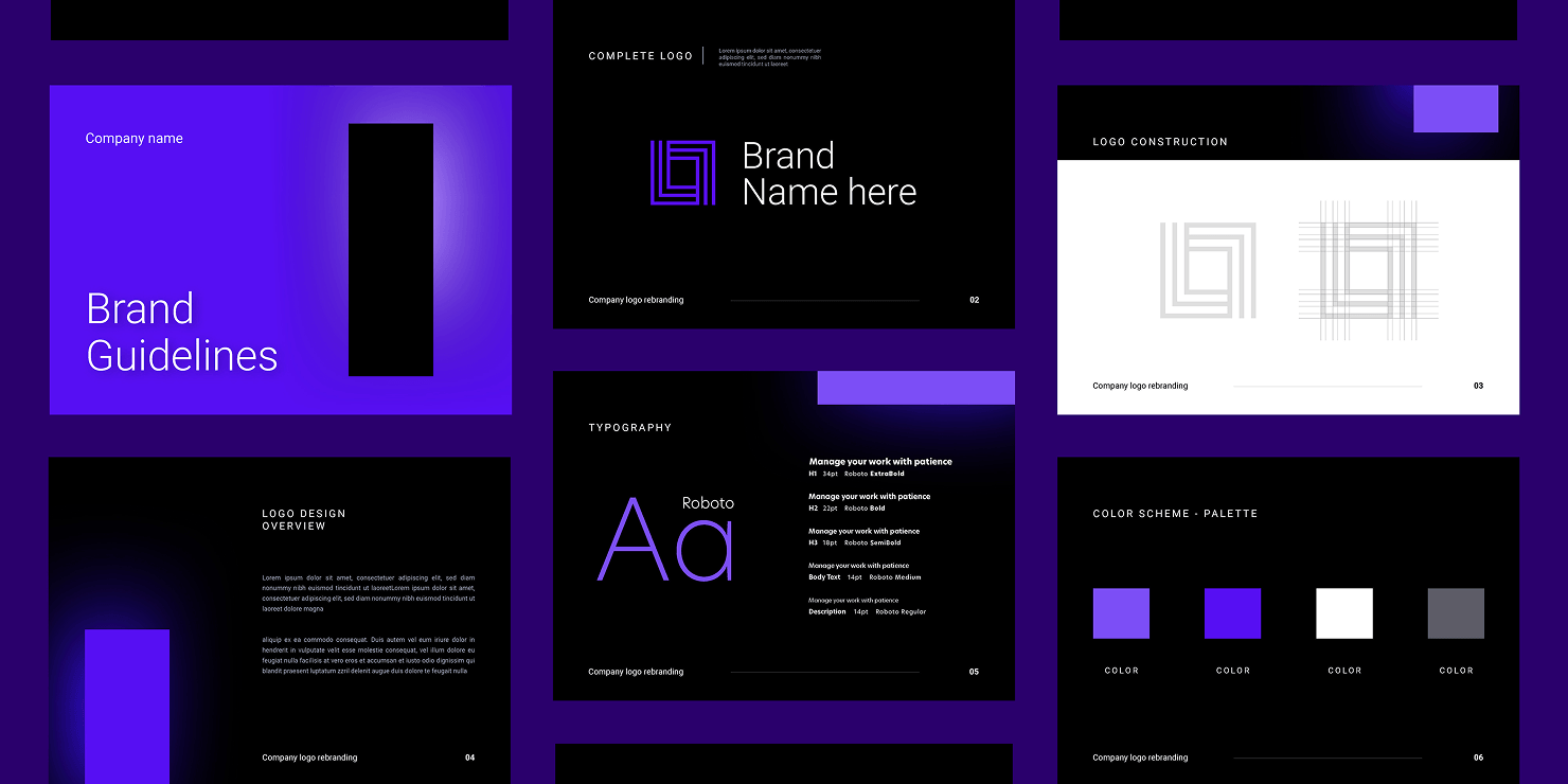 The visual foundation of the brand—colors, typefaces and style.