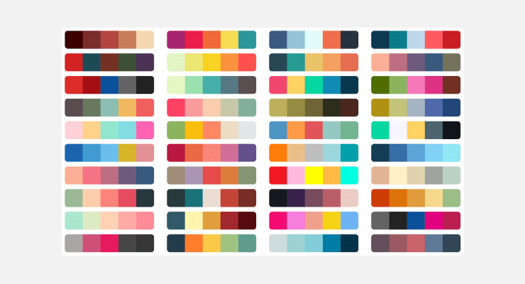 Illustration demonstrating color as a graphic composition component.