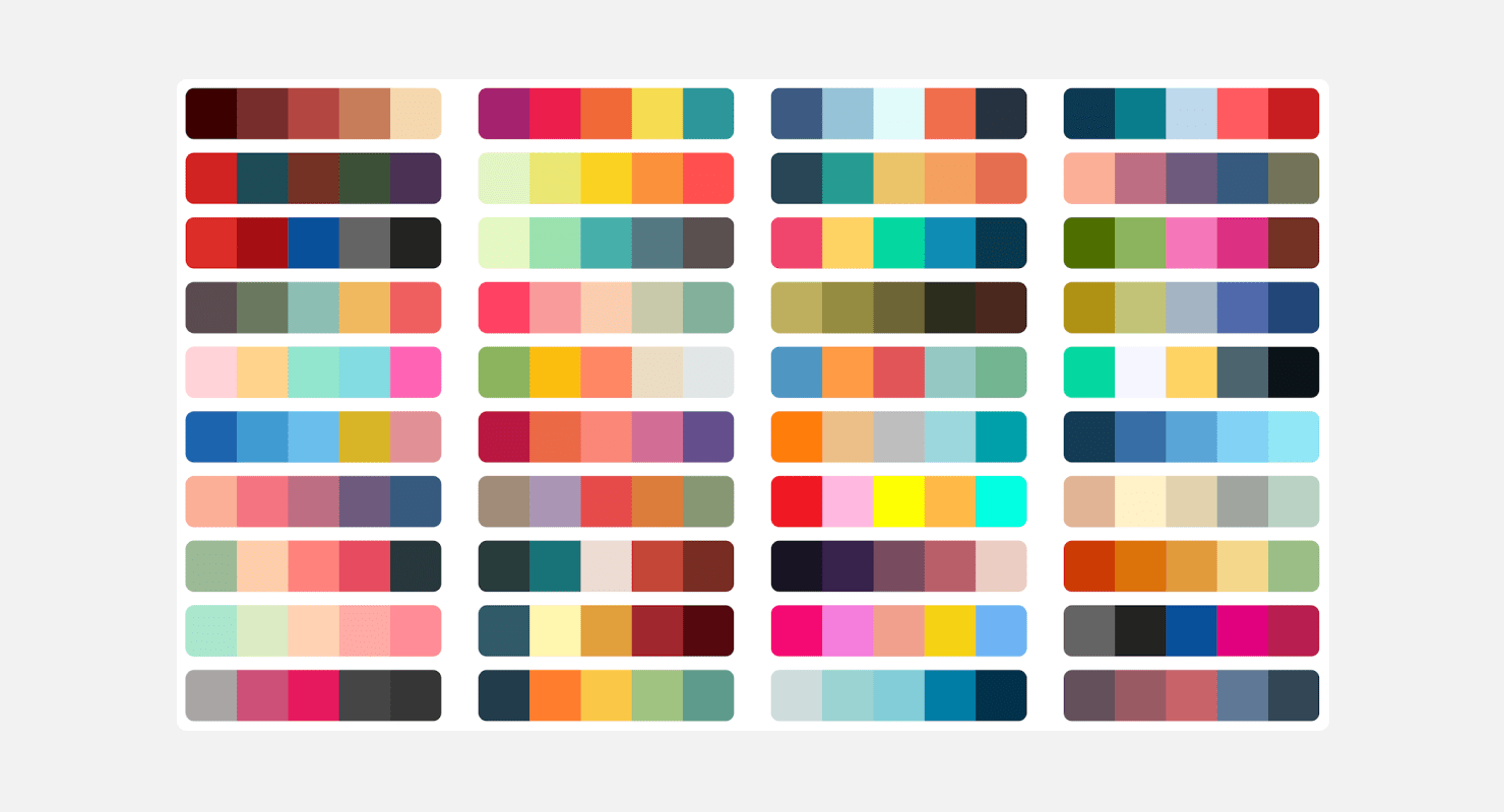 Illustration, die Farbe als Bestandteil der Komposition zeigt.