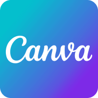 Canva icon.