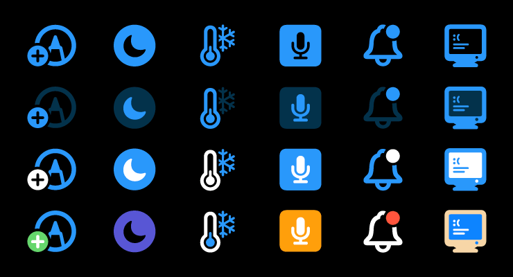 SF Symbols color palette