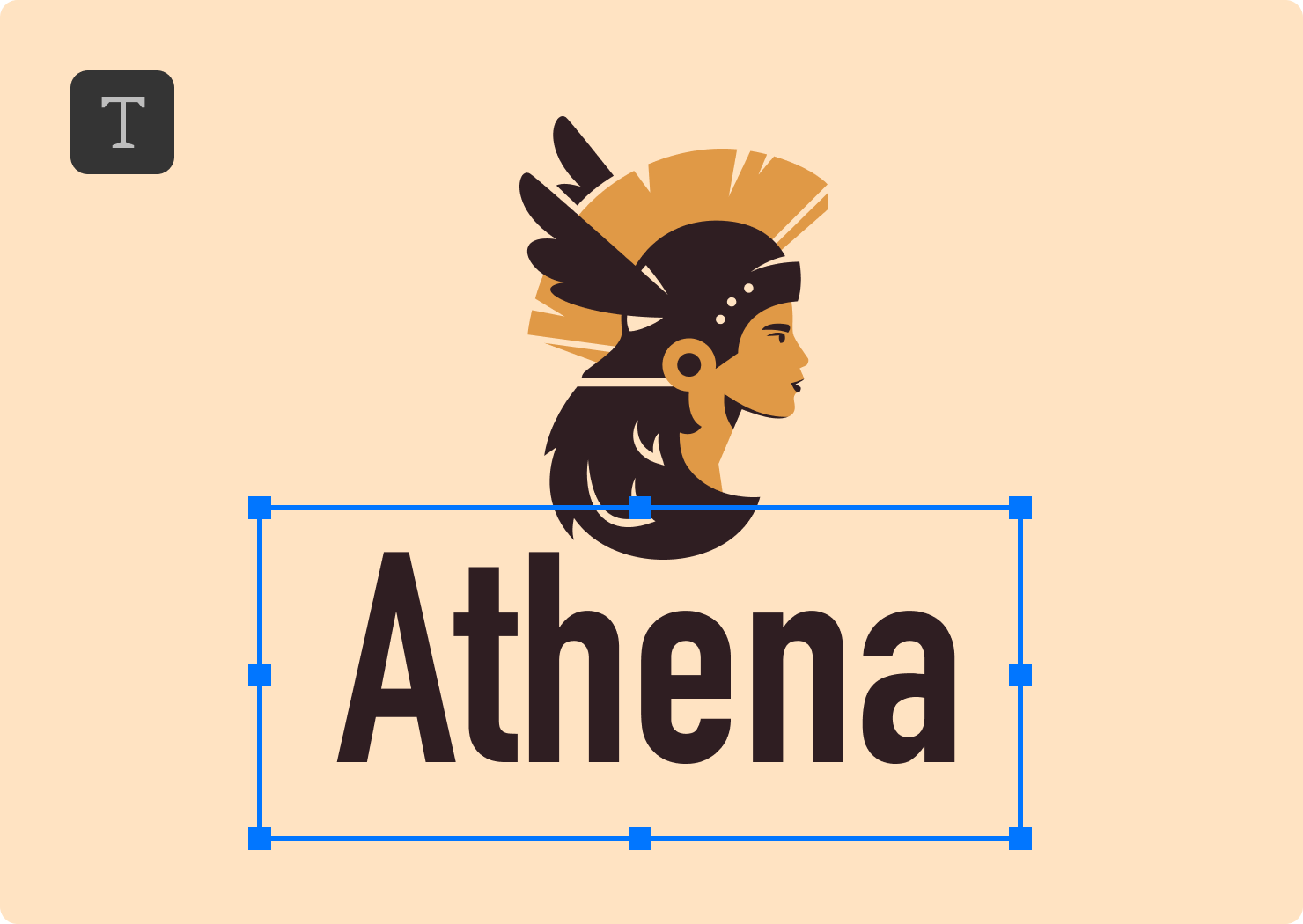 Demonstration of the Text tool work in the Amadine app.