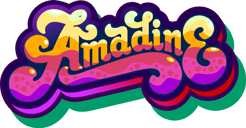 Amandine lettering illustration