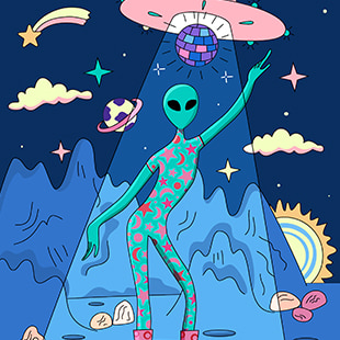 Alien by Olha Voronova.