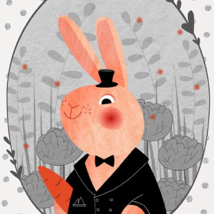 Bunny Day drawn in Amadine