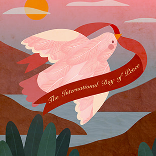 Day of peace by Polinka Merunka.