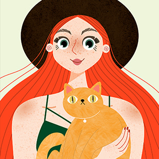 Freckles by Olha Voronova.