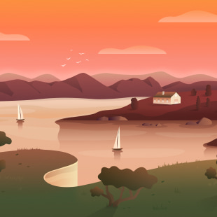 The Landscape by Aleksandra Boyovich