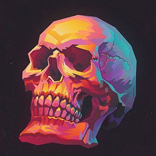 Skull by Eugen Buzuk.