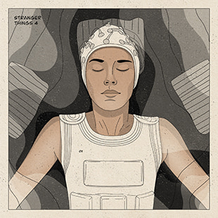 Stranger Things tribute by Max Lazor.