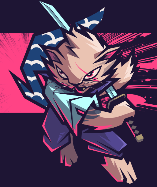 Advanced vector drawing illustration