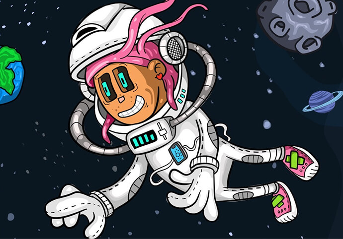 Space illustration by Konrad Kirpluk.
