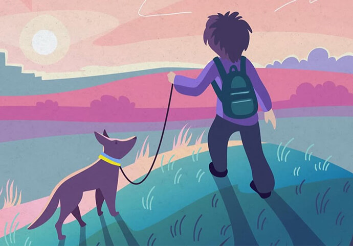 A new dawn illustration by Katerina Pathak.