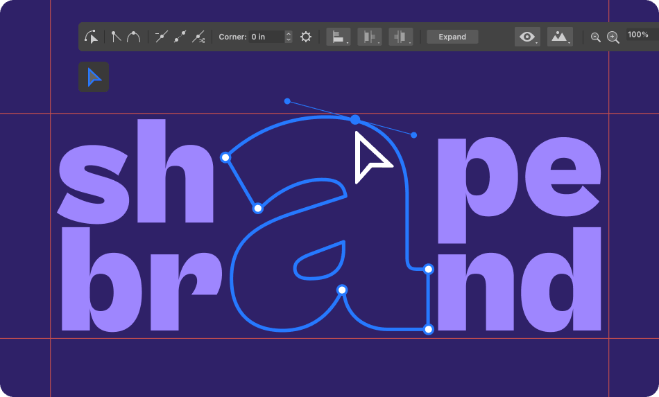 Branding & Lettering created in the Amadine app.