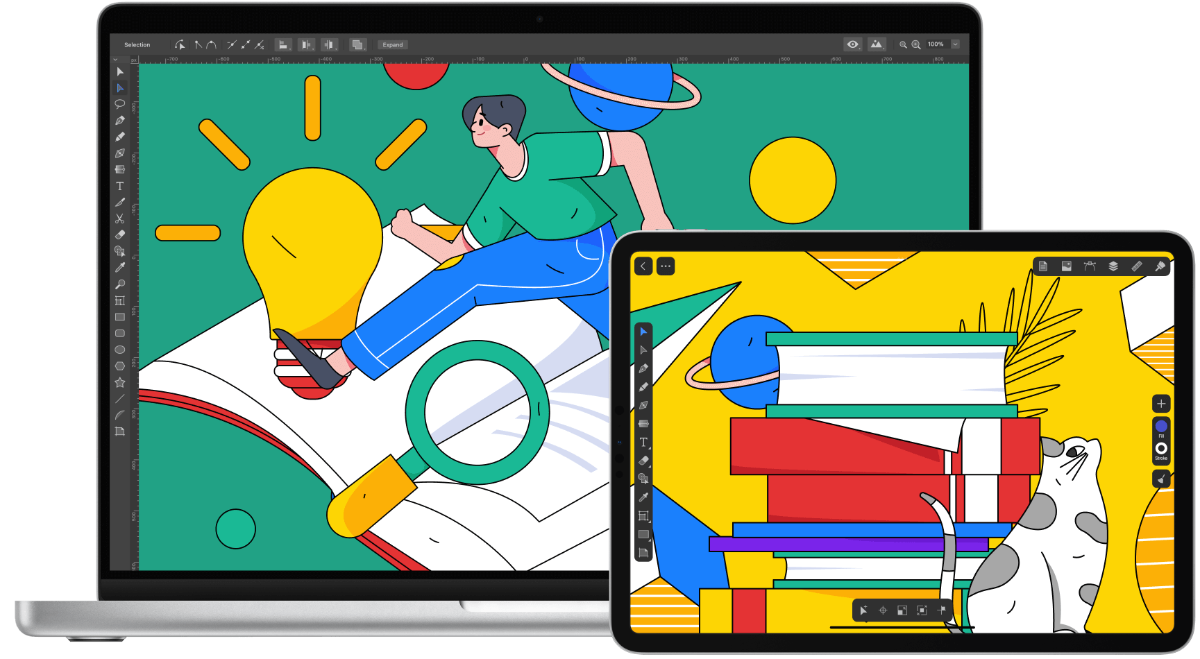Amadine—a perfect graphic design software for students.