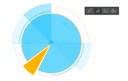 Sector Tool visual representation