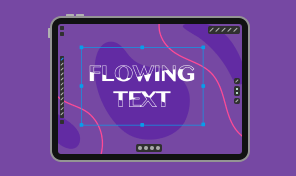 Preview image for Creating columns With Flowing text video tutorial.