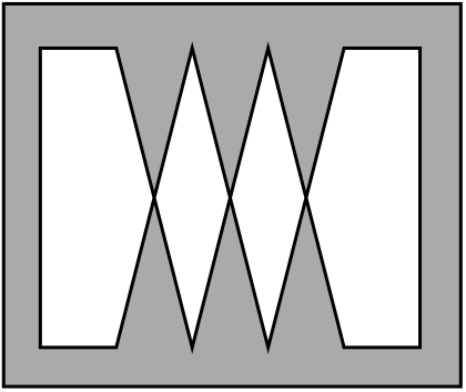 Example of a Even-Odd Fill Rule.