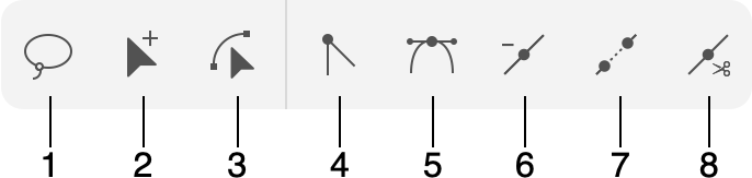 Controls related to the Selection Tool