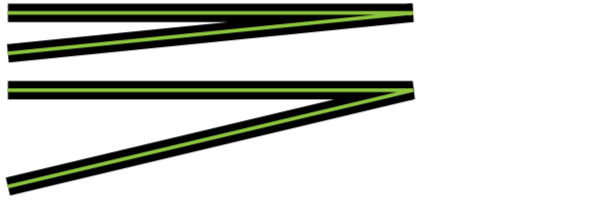 Corner with miter limit 8