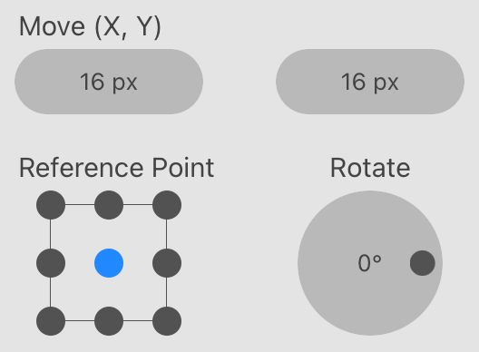 Settings to create a number of objects placed in circle.