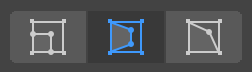 Symmetrical Distort tool icon in the Control panel