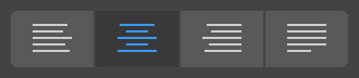 Text alignment tool set to Align Center.