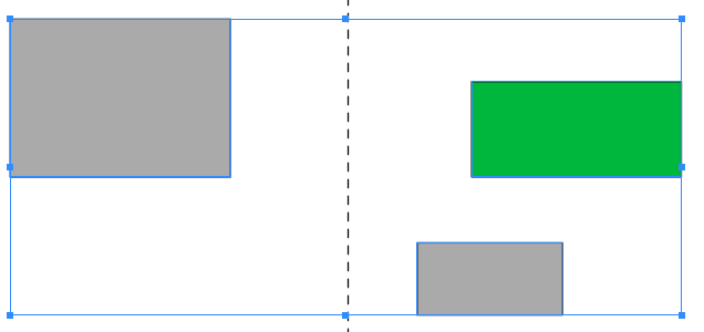 Before aligning multiple objects to center