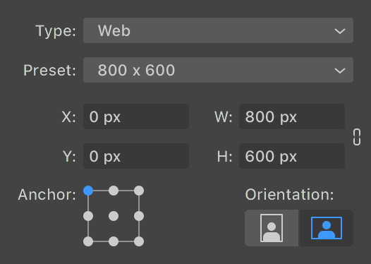 Properties of the current sheet in a pop-up panel