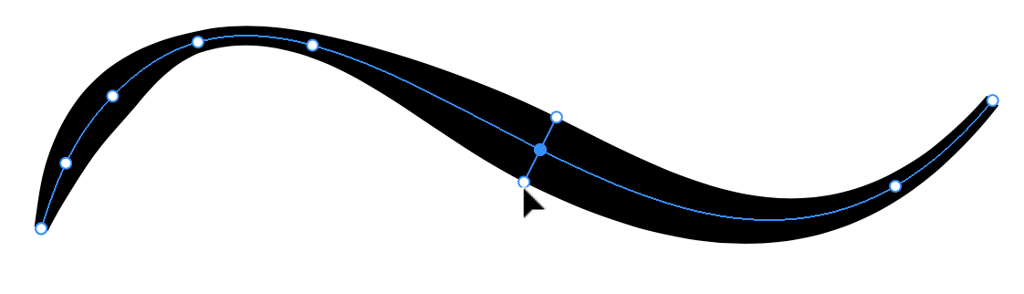 Adjusting the stroke width