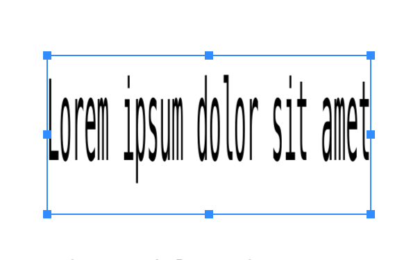 Text in a rectangular text box