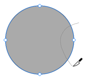 Using the Knife tool to split an object into parts